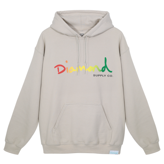 Hoodie Diamond Supply Fade Sand