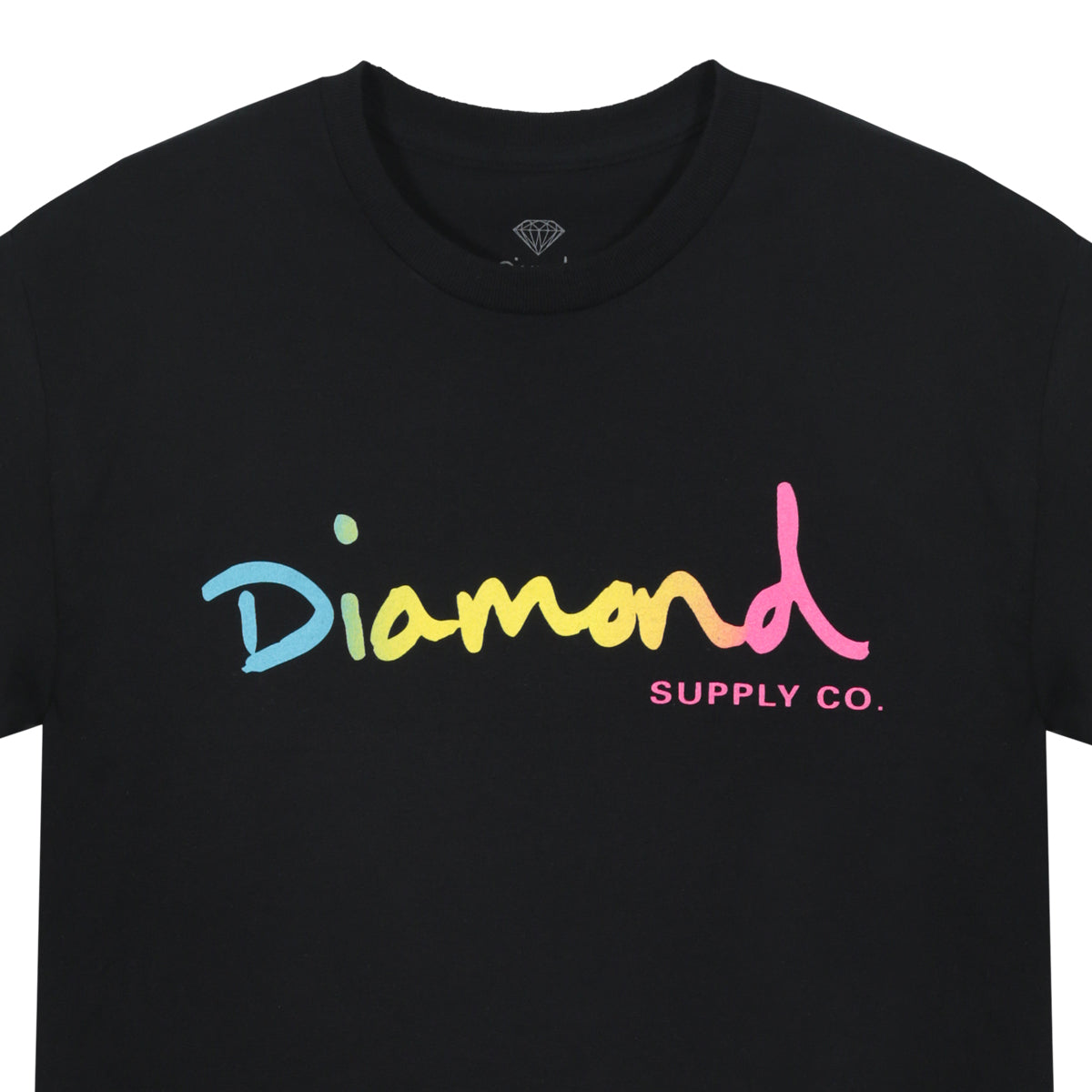 Polera Diamond Supply Fade Black
