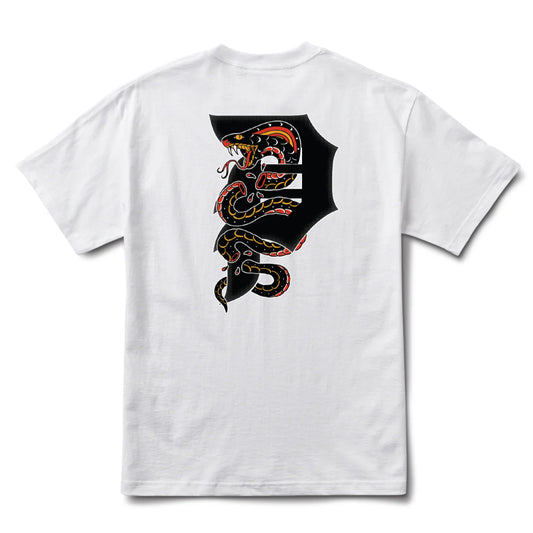 Polera Primitive Danger Boxy White