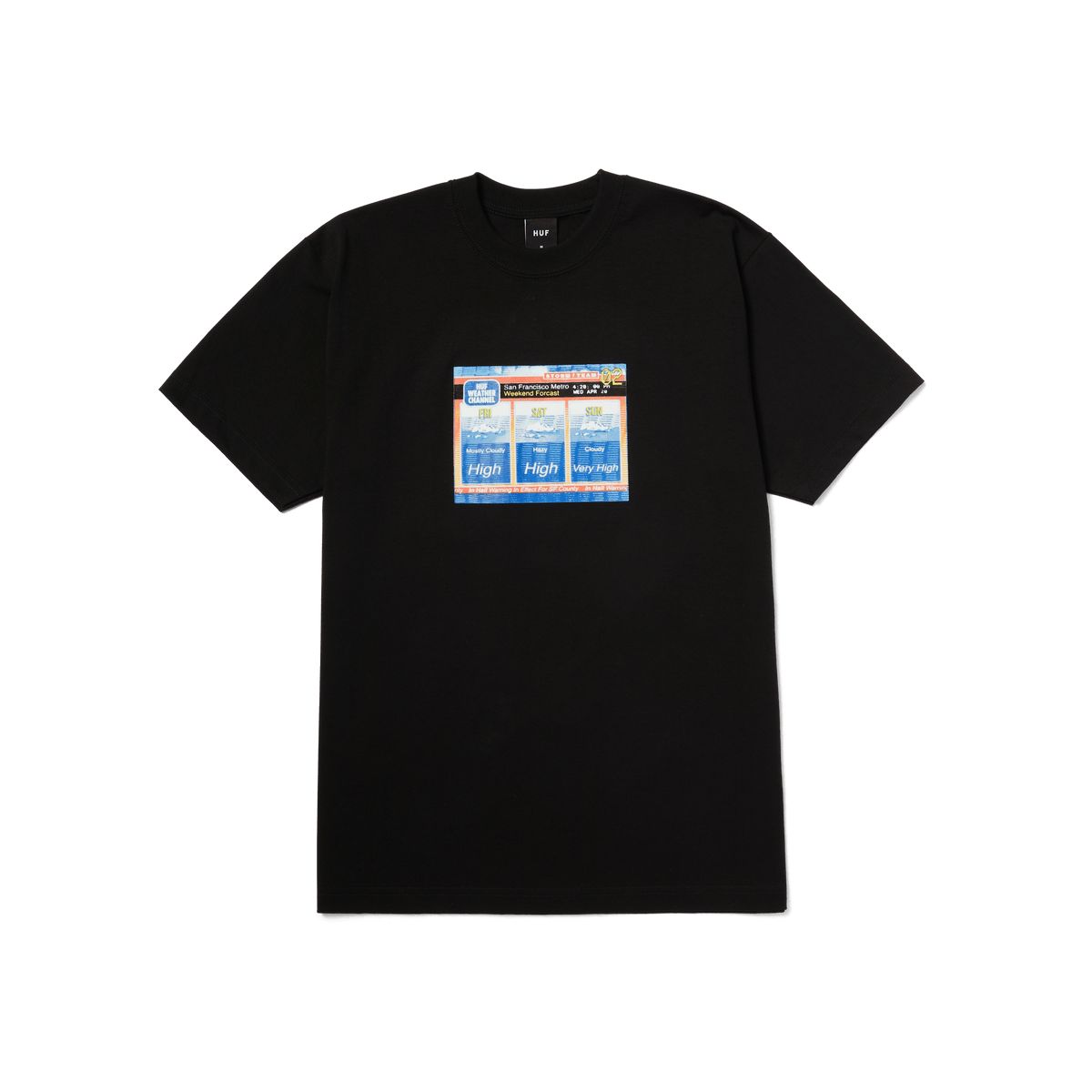 Polera Huf ForeCast Black