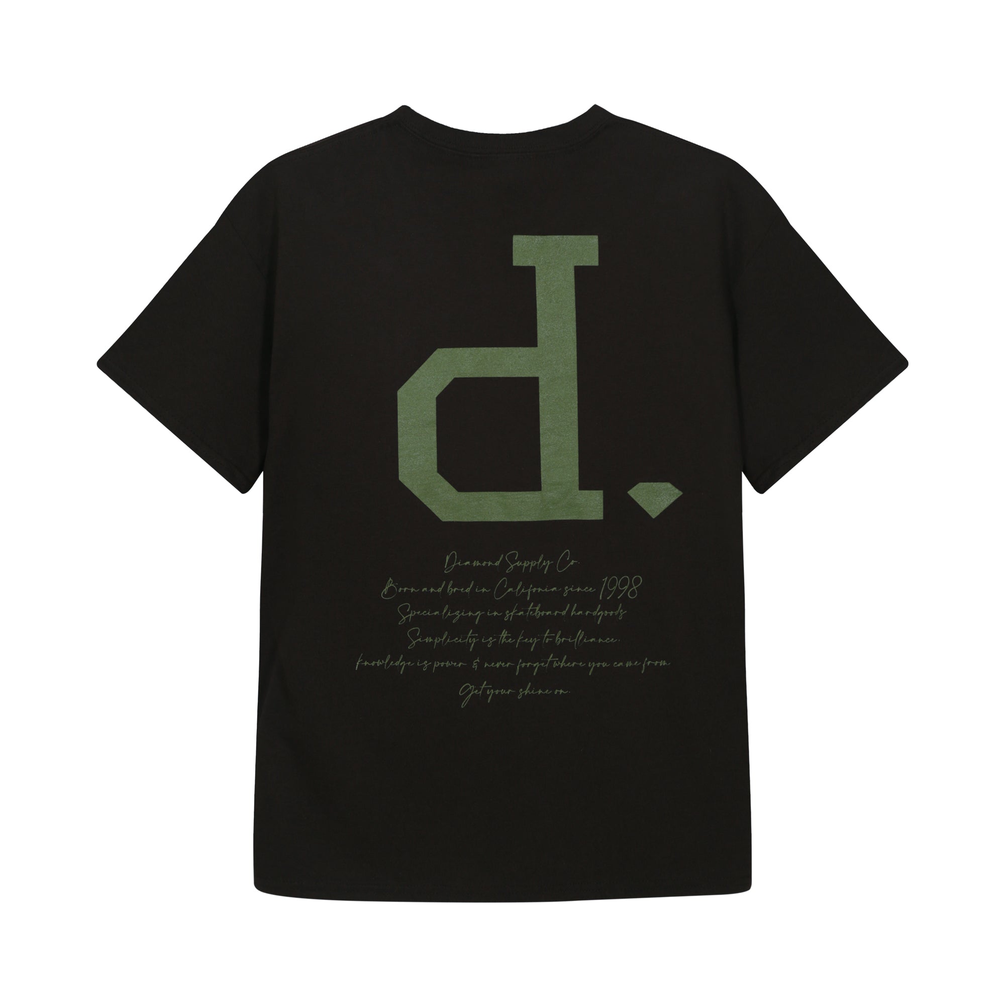 Polera Diamond Supply Unpolo Dark Chocolate