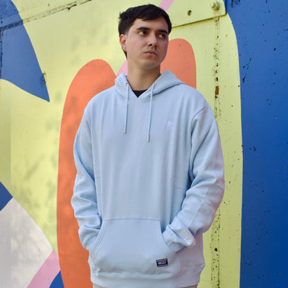 Poleron OG Bear Embroidered Light Blue