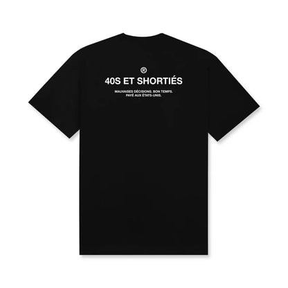 Polera 40S AND SHORTIES French Black