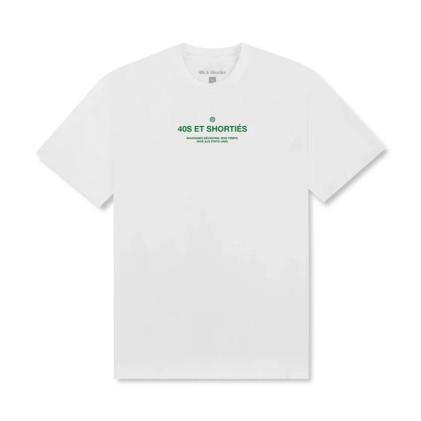 Polera 40S AND SHORTIES French White
