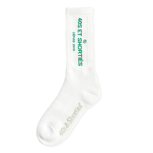 Calcetines 40s And Shorties French White