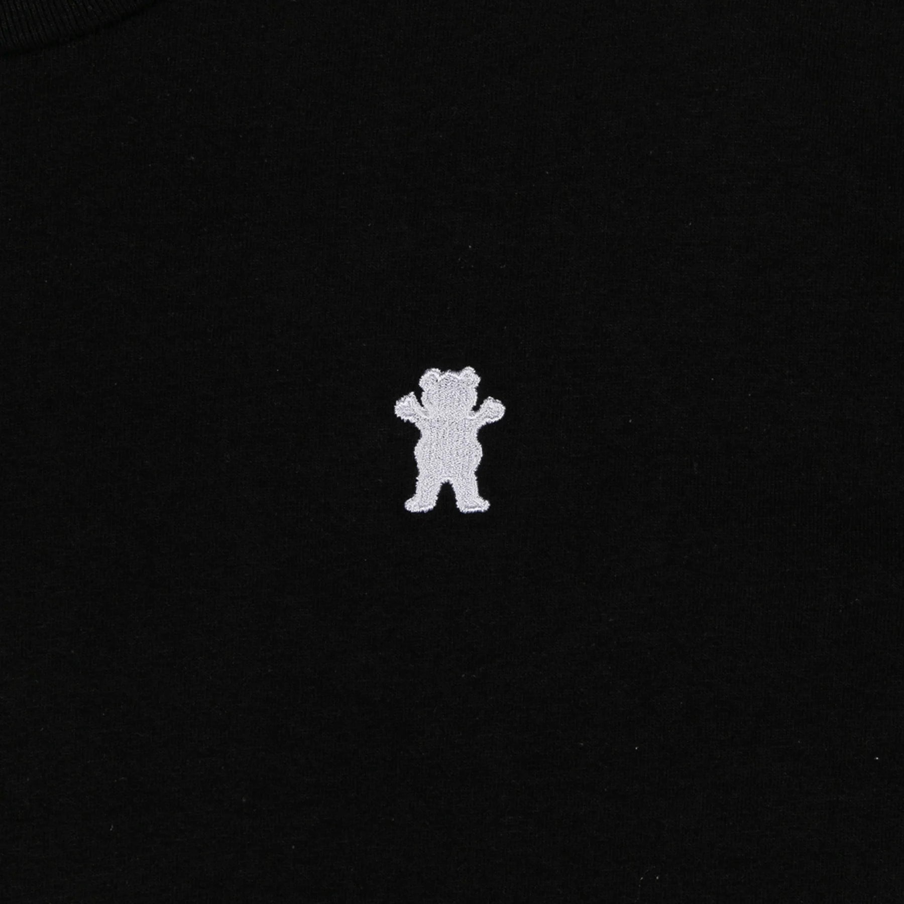 Polera Grizzly Embroidered OG Bear Black
