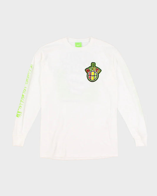 Polera Huf Manga Larga Dub Master White