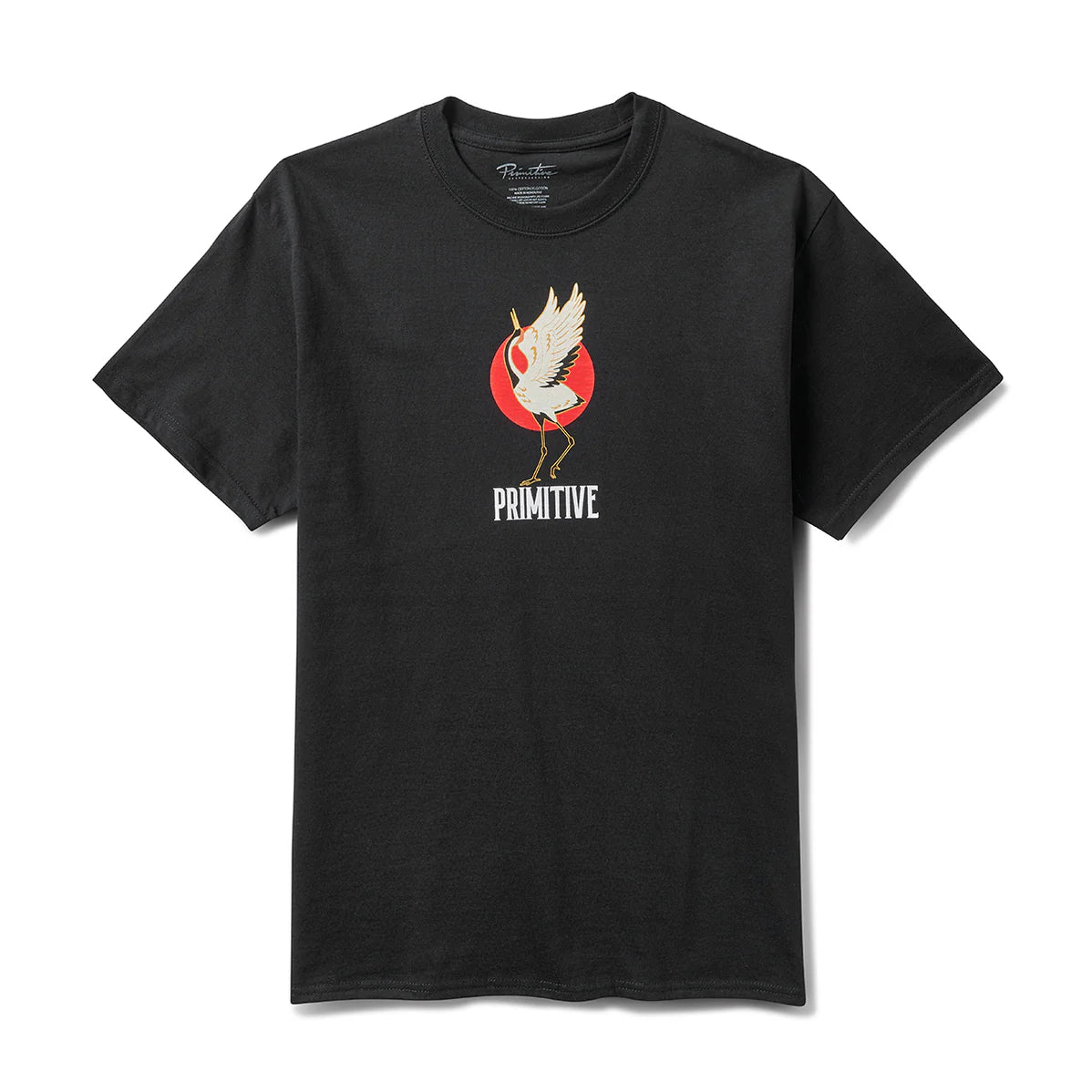 Polera Primitive Rising Dirty P Black