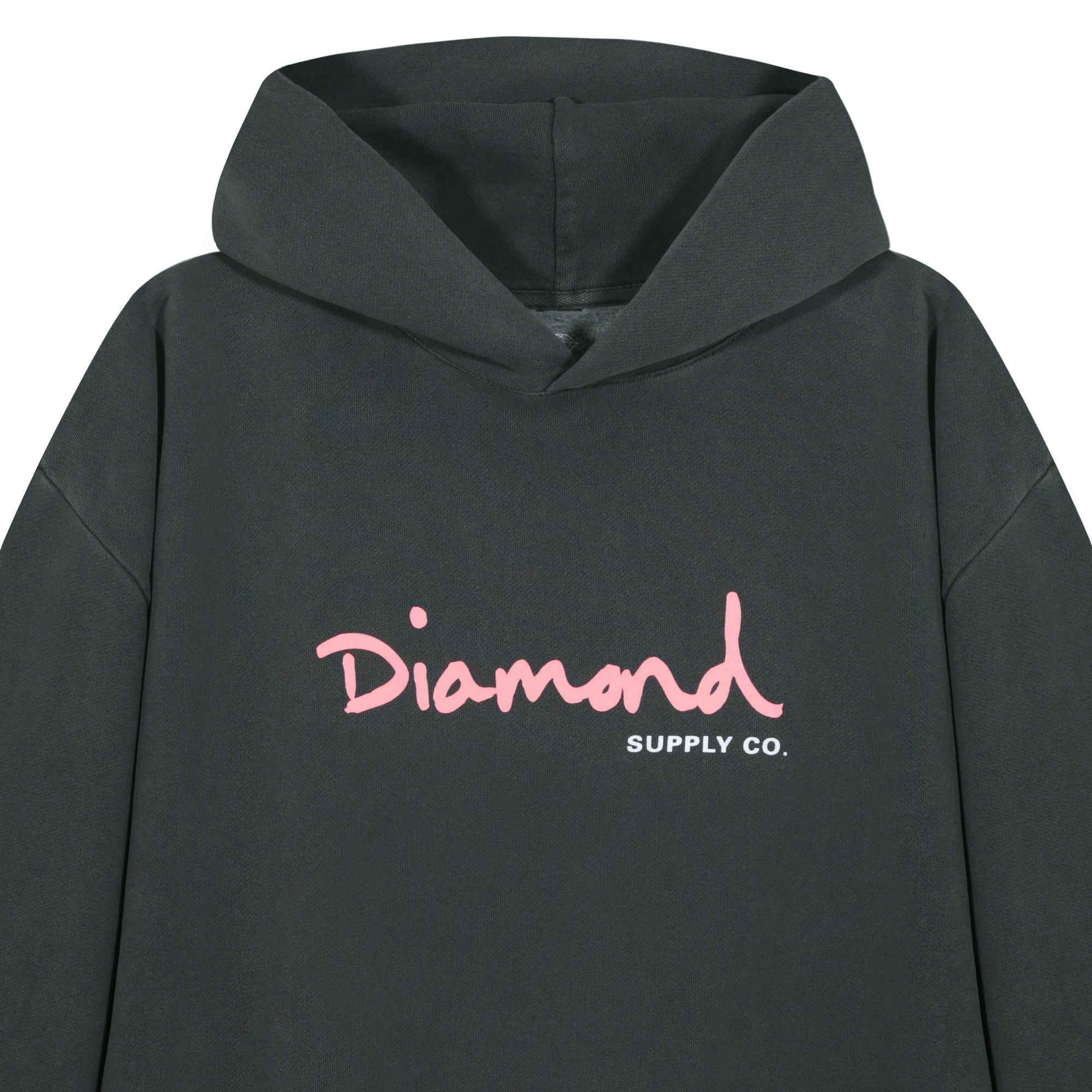 Poleron DIAMOND OG Script Black Logo Pigment Black / Pink