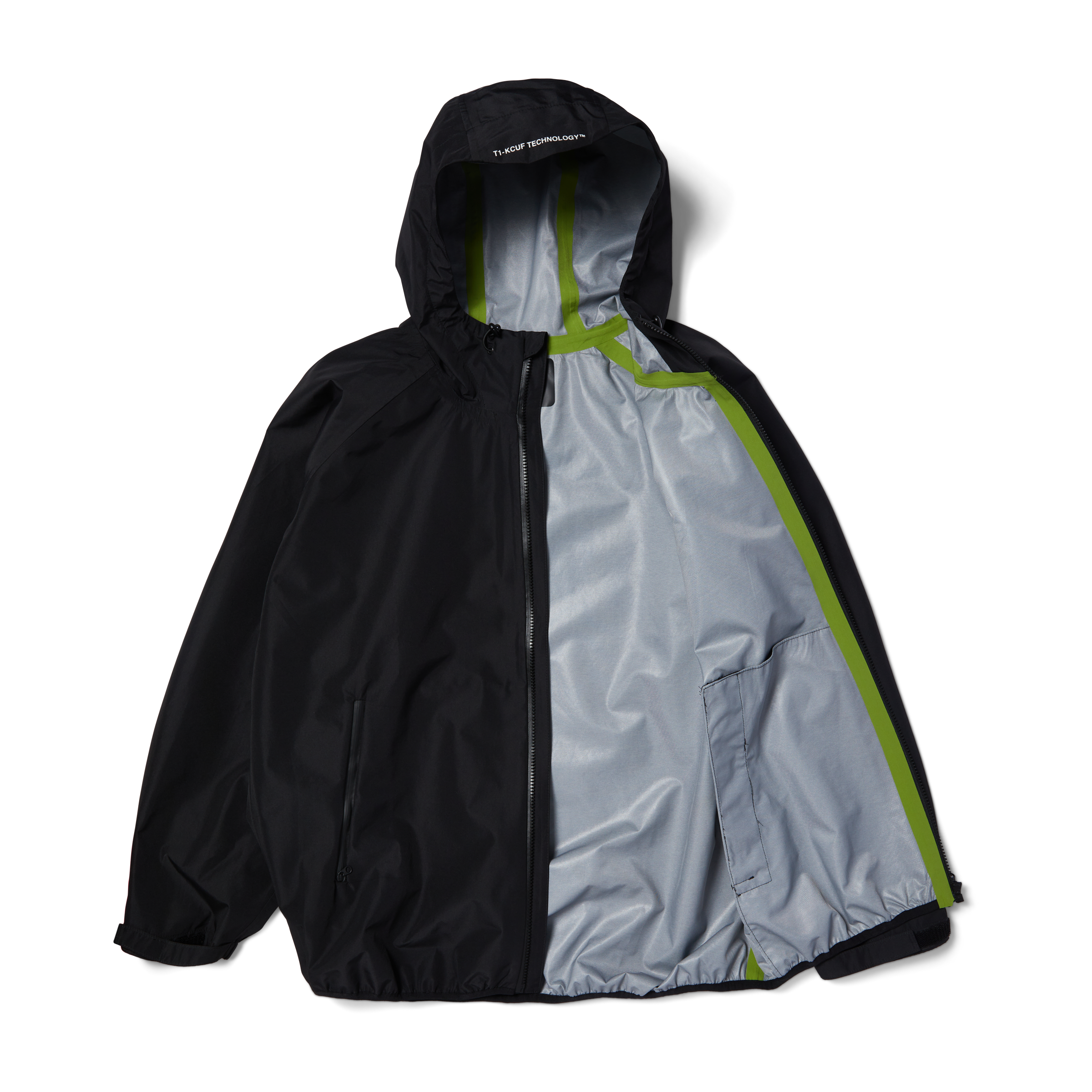 Chaqueta Huf Rainier Shell Black