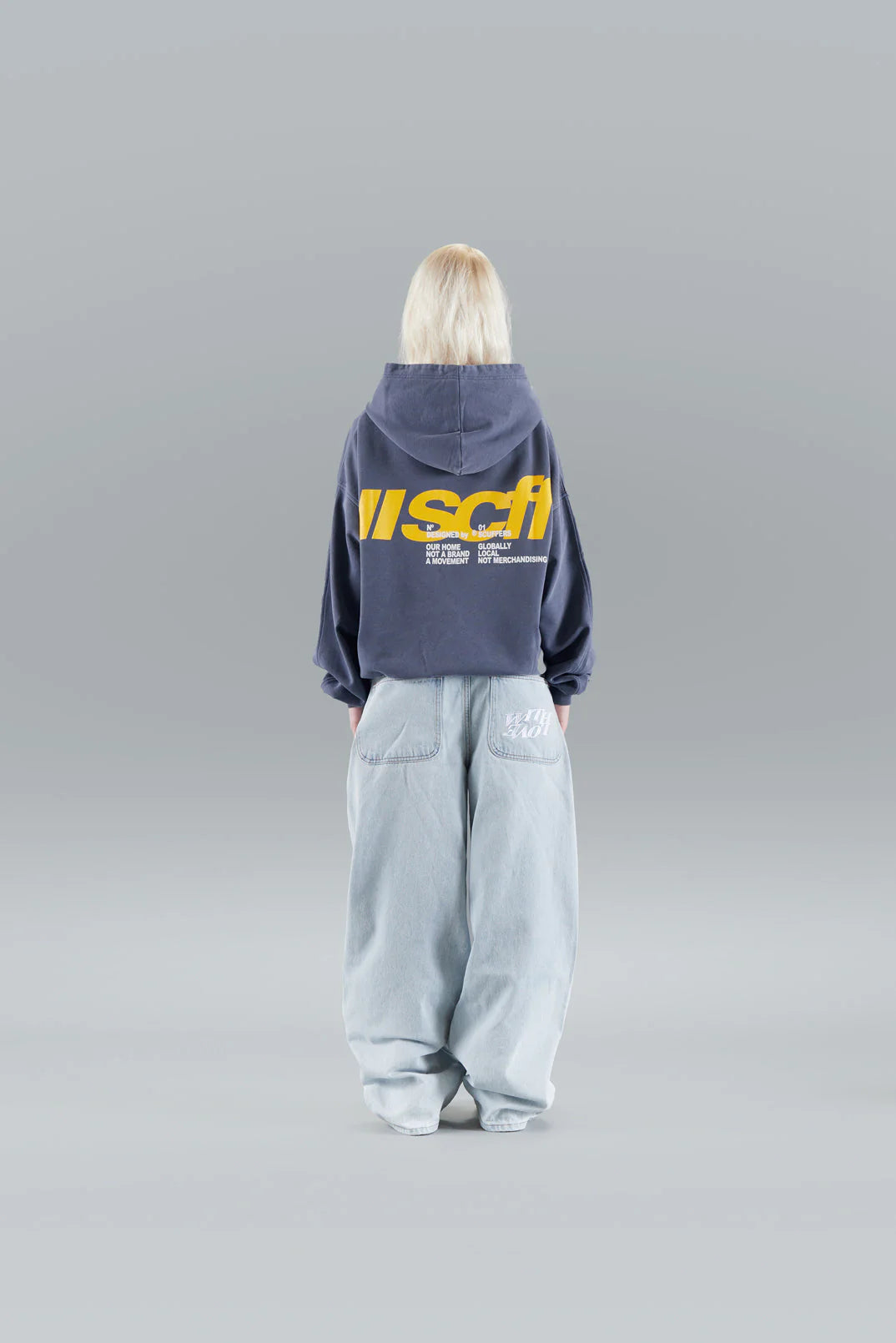 Polerón Scuffers Globally Navy + Envió Gratis