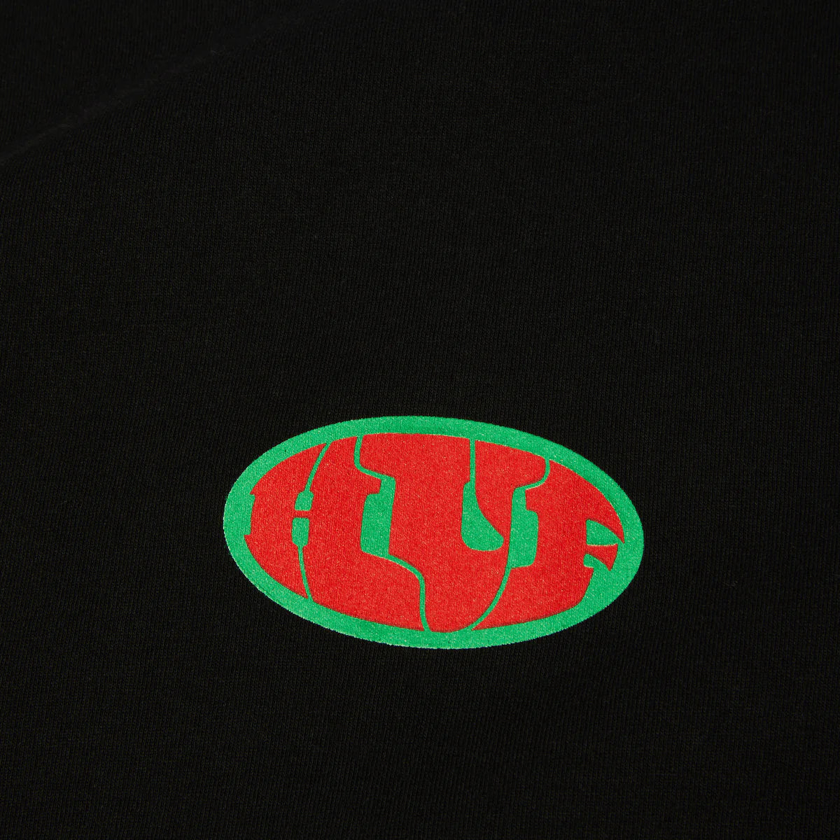 Polera Huf Warped Black