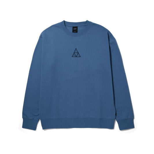 Crewneck Huf SET TRIPLE TRIANGLE Slate Blue