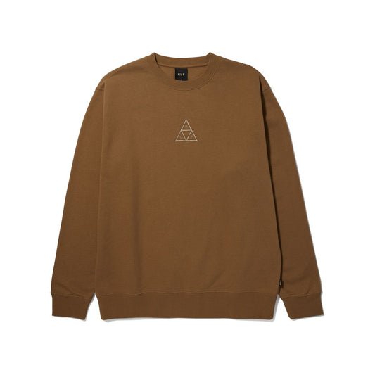 Crewneck Huf SET TRIPLE TRIANGLE Camel