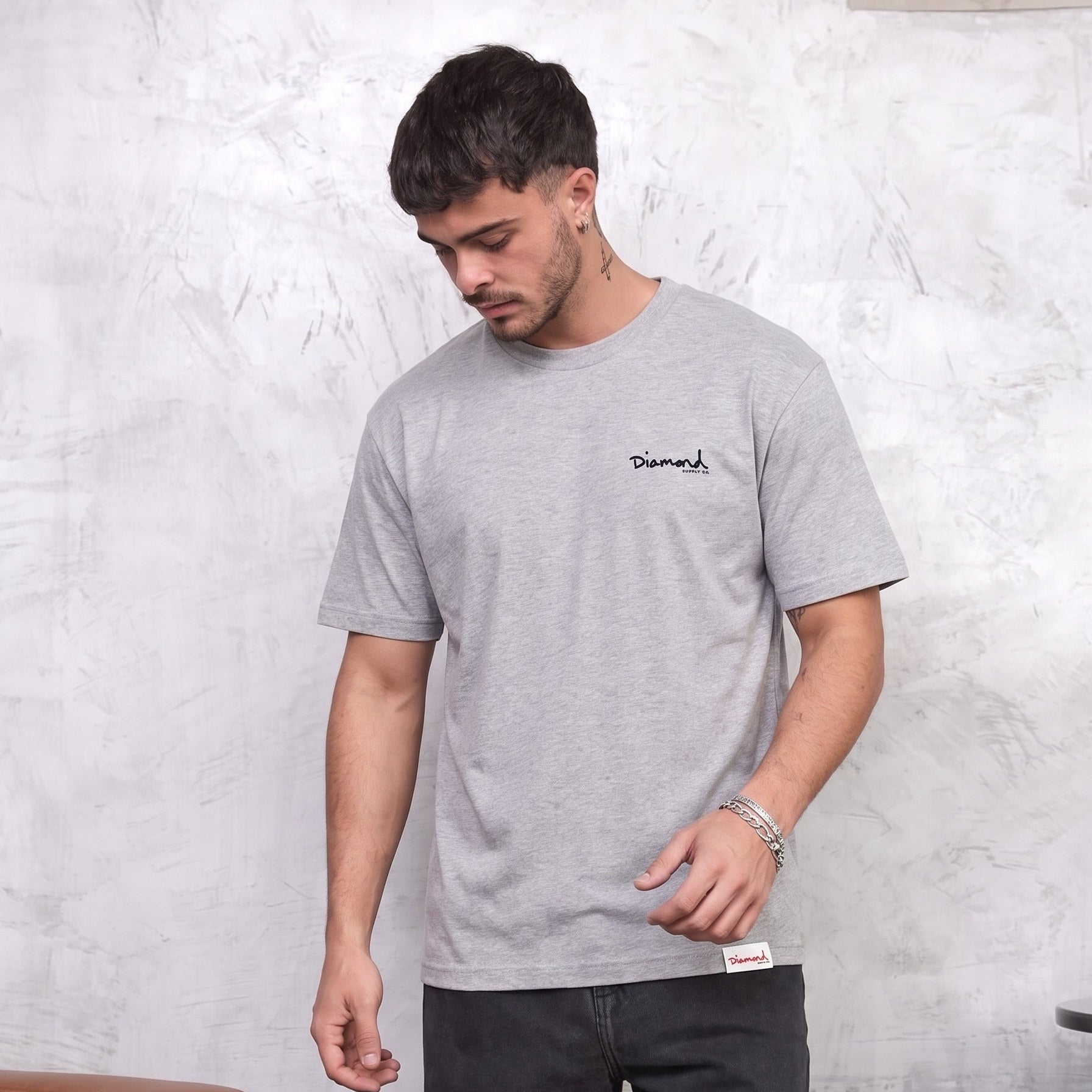 Polera Diamond Supply Mini Og Grey
