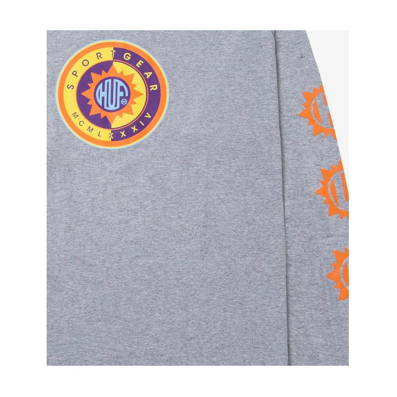 Polera Huf Manga Larga Sun God Grey