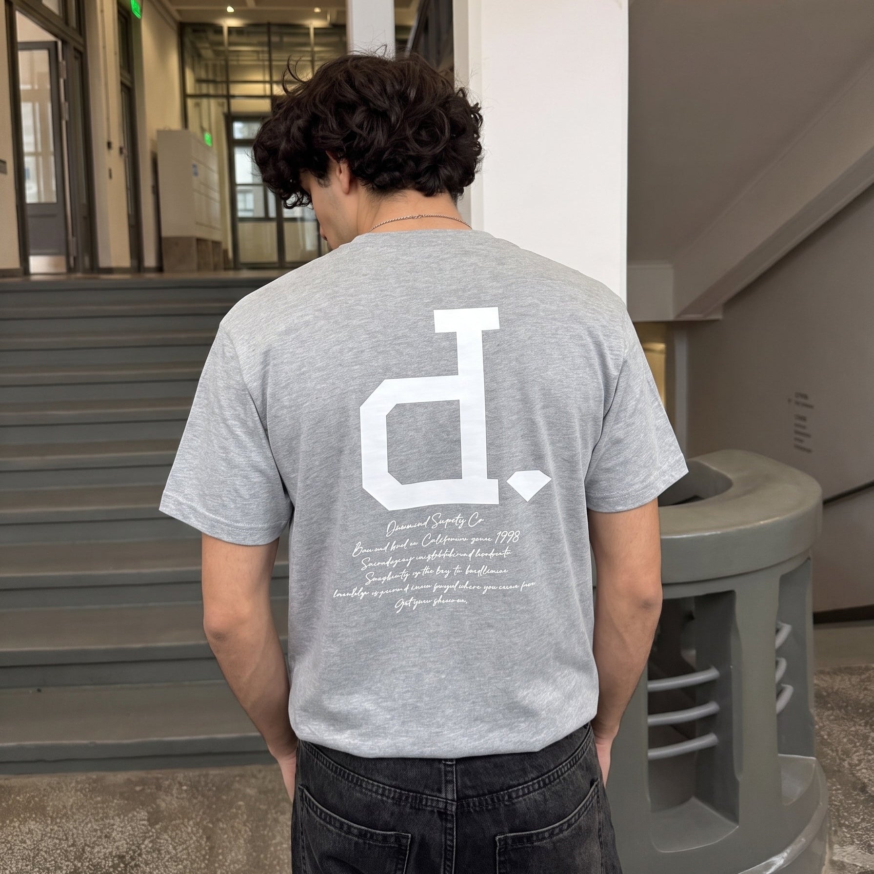 Polera Diamond Supply Unpolo Grey